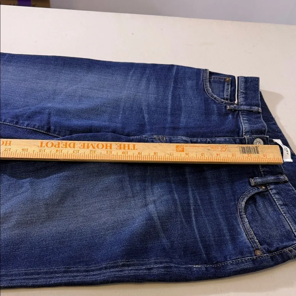 Moussy Vintage Glendora Flare Jeans 29 Dark Wash High Rise $350